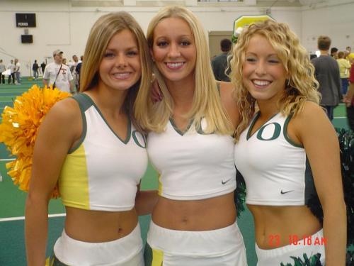 Sexy Blonde Cheerleaders